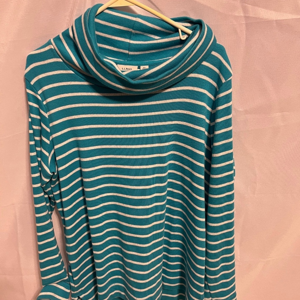 Womens LL Bean Cowl Sweater - Size XL